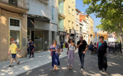 El carrer Major de La Creu Alta ja és de plataforma única | Cedida